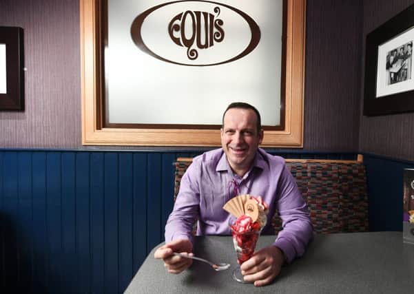 David Equi says the business aims to use Scottish ingredients where possible, and flavours include Isle of Skye sea salt and caramel, and raspberry cranachan. Picture: Johnn Devlin