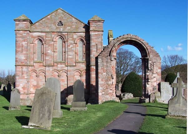 Traces of the 7th Century monastery founded by Princess Aebbe are believed to have been found in the shadows of Coldingham Priory. PIC: Creative Commons.