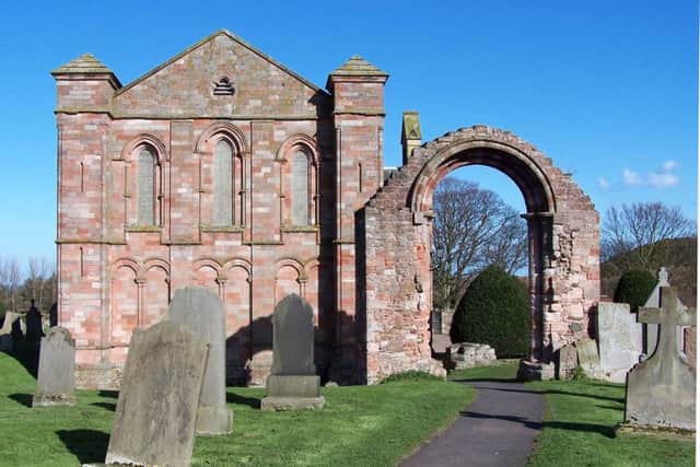 Traces of the 7th Century monastery founded by Princess Aebbe are believed to have been found in the shadows of Coldingham Priory. PIC: Creative Commons.