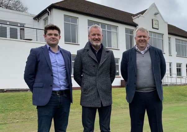 Brendan McKenna, managing director at ProDreamUSA, founder Lorne Kelly and Scottish Golf CEO Andrew McKinlay are excited about the new partnership.