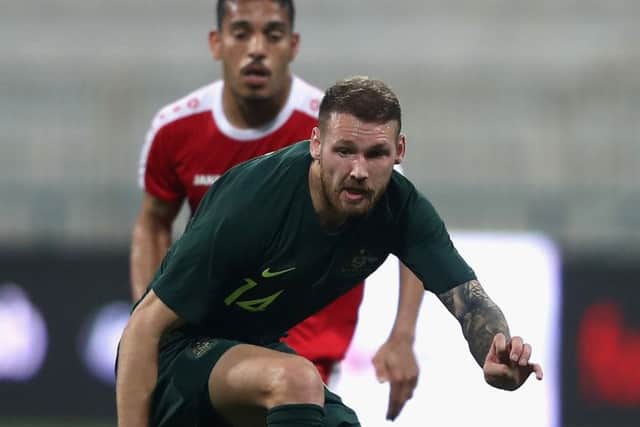 Martin Boyle was injured playing for Australia against Oman. Picture: Francois Nel/Getty Images