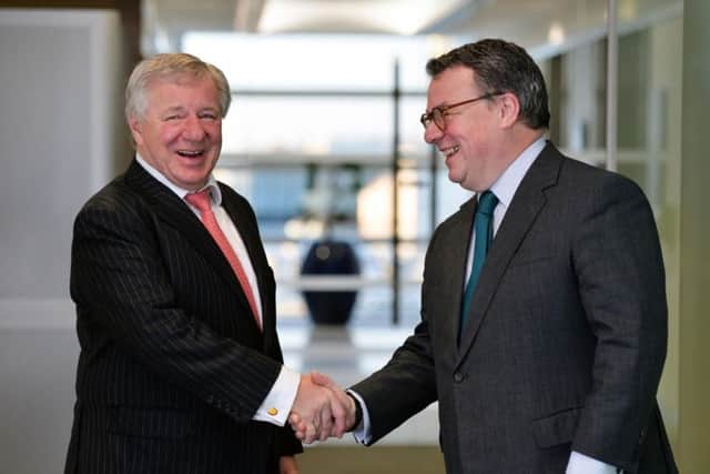 Former joint boss Martin Gilbert (left) will step down to become vice-chairman while Keith Skeoch is to be sole chief executive. Picture: Graham Flack