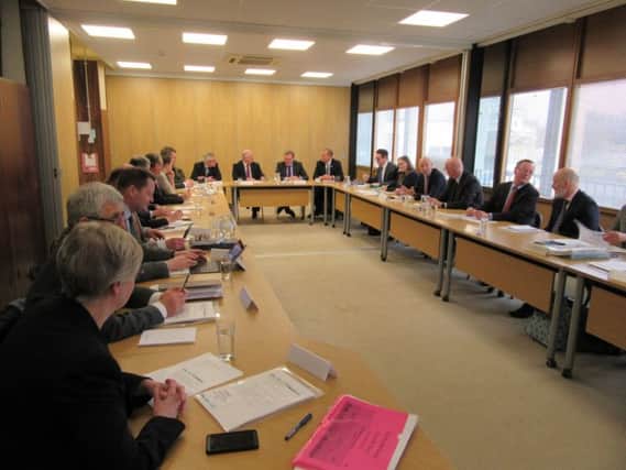 UK Government Ministers David Mundell and Jake Berry met with representatives of five cross border local authorities in Carlisle in early 2018.