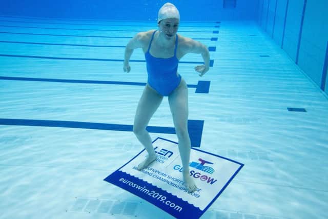 Hannah Miley is the official ambassador for the LEN European Short Course Swimming Championships which will take place in Glasgow from 4-8 December. Picture: Jeff Holmes