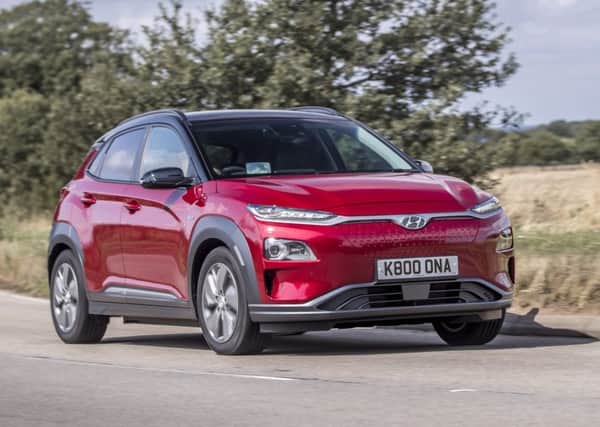 The Kona dispenses with the petrol car's grille