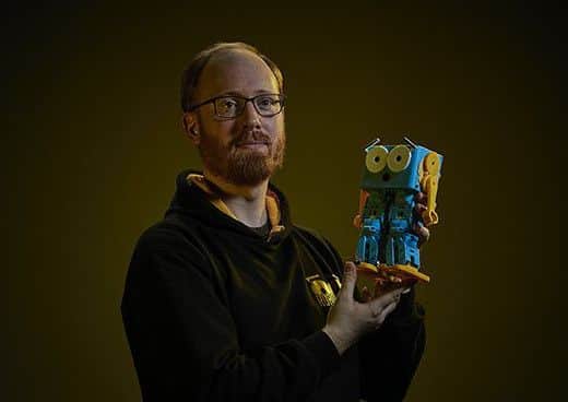 Converge alumni Alexander Enoch, founder of robotics teaching firm Robotical, won third prize in 2016's competition. Picture: Contributed