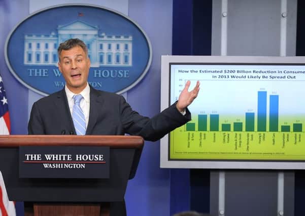 Alan Krueger in his White House days  (Picture: JEWEL SAMAD/AFP/Getty Images)