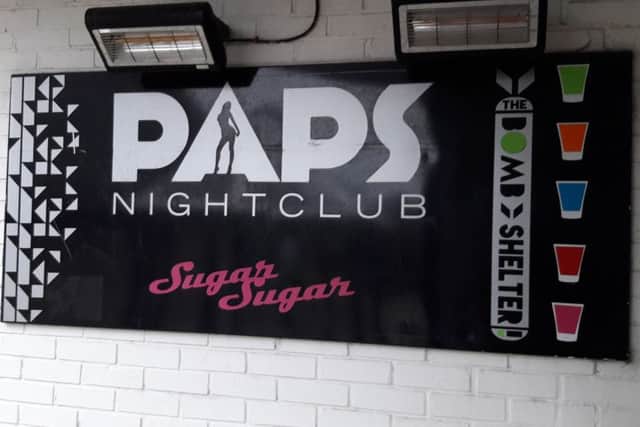Paps nightclub in Cumbernauld