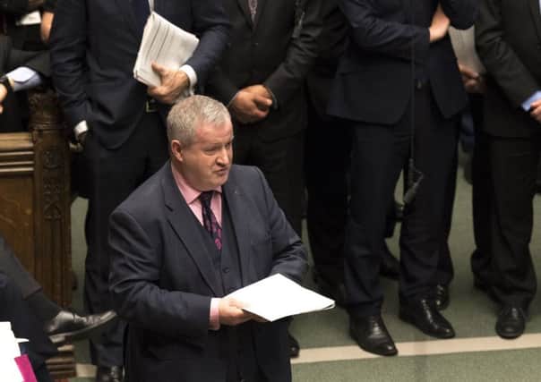 SNP Westminster leader Ian Blackford during Prime Minister's Questions in the House of Commons. Picture: PA