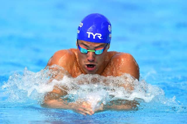Craig Benson in action for Scotland at the Gold Coast Commonwealth Games last year. Picture: Dan Mullan/Getty