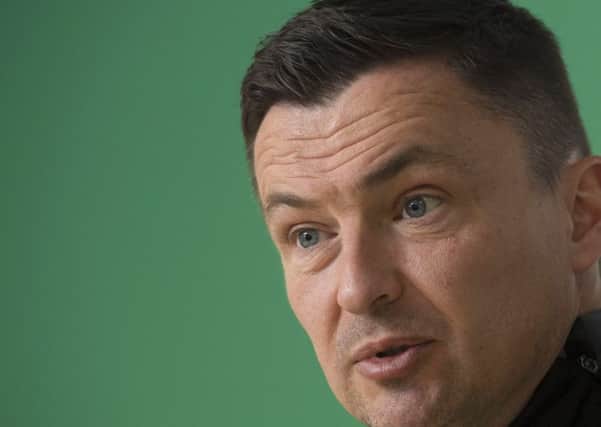 Hibernian manager Paul Heckingbottom. Picture: SNS