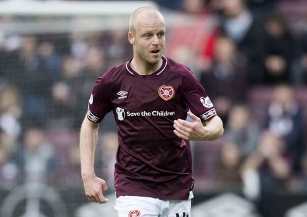 Steven Naismith is desperate to play a part in Hearts' end-of-season run-in. Picture: SNS.