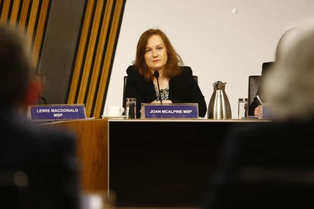 Culture committee convener Joan McAlpine has led the investigation into the handling of public funding by Creative Scotland.
