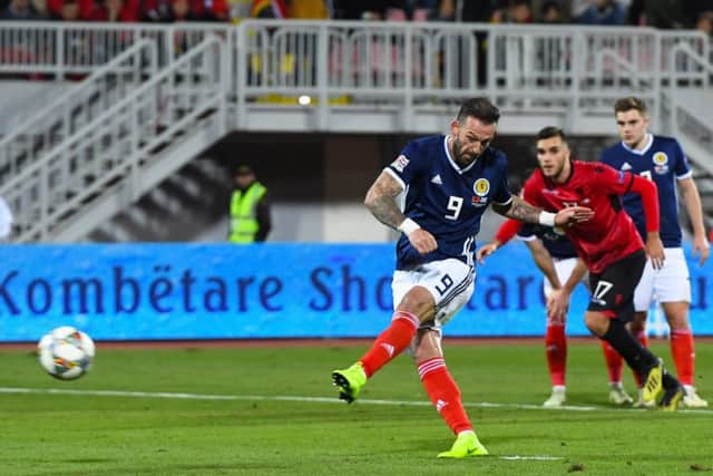 Steven Fletcher was a key player in the Nations League, scoring a penalty in the away win over Albania. Picture: Craig Williamson/SNS
