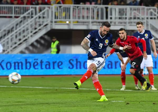 Steven Fletcher was a key player in the Nations League, scoring a penalty in the away win over Albania. Picture: Craig Williamson/SNS