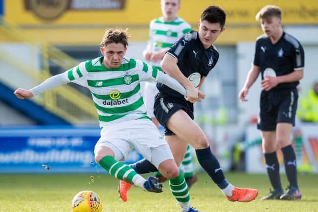 Scott Allan played for Celtic reserves this week against Falkirk at Cappielow. Picture: