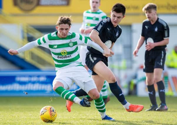 Scott Allan played for Celtic reserves this week against Falkirk at Cappielow. Picture: