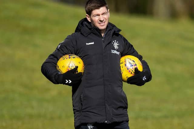 Rangers manager Steven Gerrard. Picture: SNS