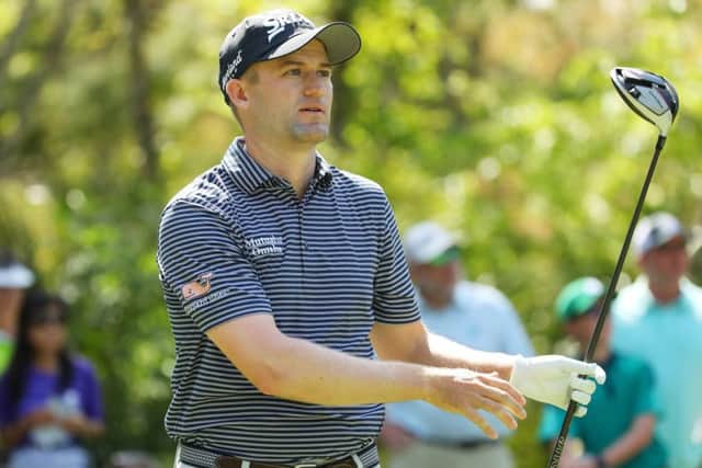 Russell Knox moved into the top 20 on the back of a second-round 68. Picture: Getty Images