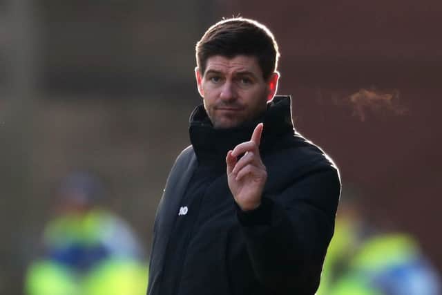 Rangers boss Steven Gerrard says he's well aware of the extreme pressure to win a trophy. Picture: Jane Barlow/PA Wire