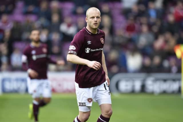 Steven Naismith has said staying at Hearts is a "really appealing option". Picture: SNS Group