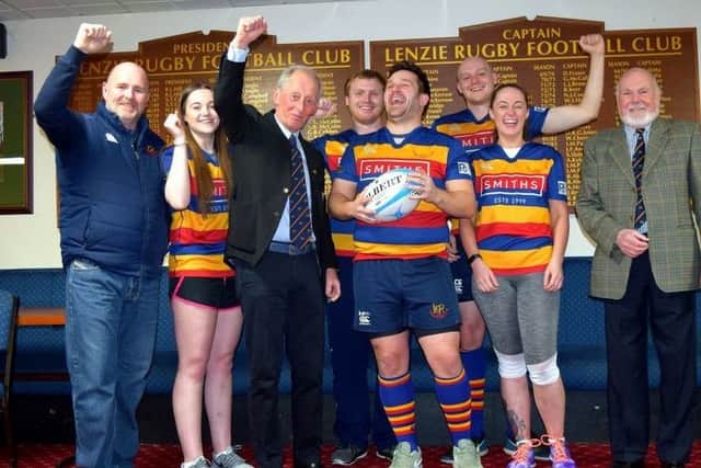 Lenzie Rugby Club are SRU Club of the Month for February