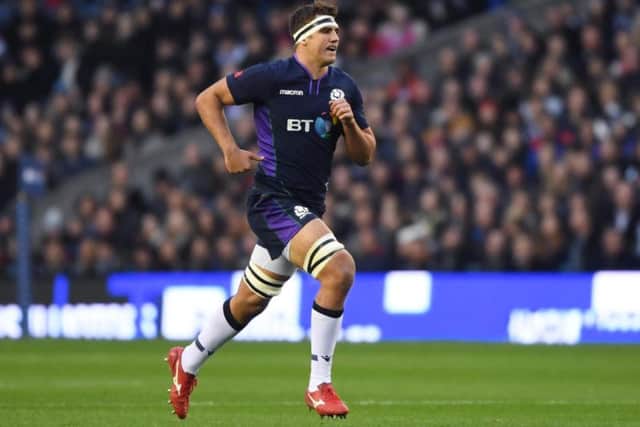 Subdued performance as part of a Scotland pack which spent the first half going backwards.