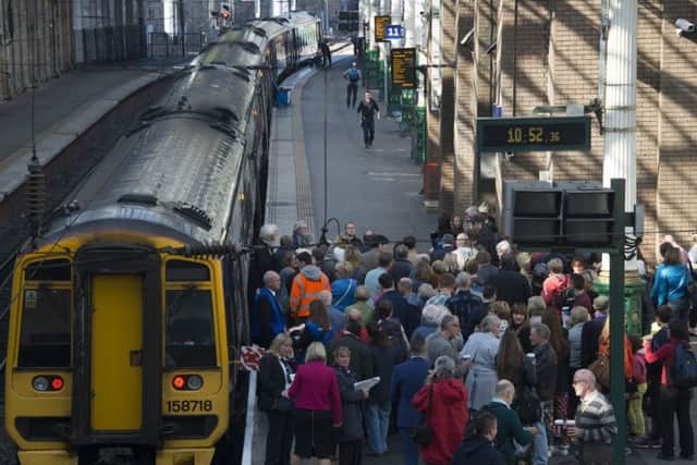 A number of trains were cancelled earlier today. Picture: Andrew O'Brien