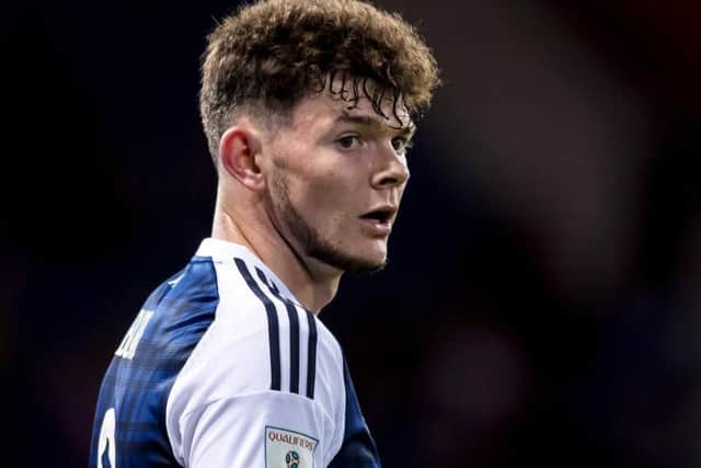 Oliver Burke is in line to lead Scotland's attack in Astana. Picture: SNS