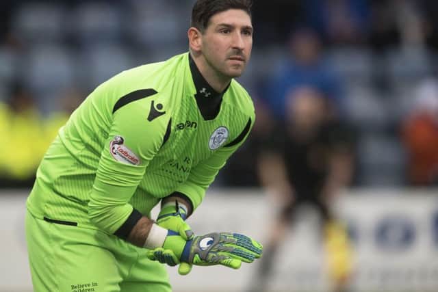 Banned: Queen of the South goalkeeper Alan Martin. Picture: SNS Group