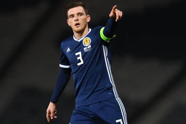 Determined: Andrew Robertson. Picture: SNS Group