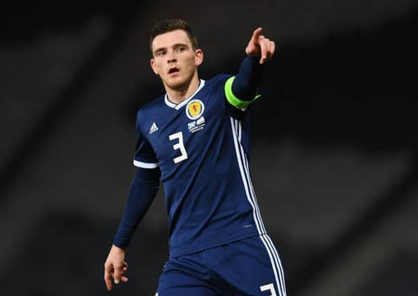 Determined: Andrew Robertson. Picture: SNS Group