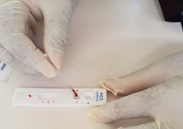 Omega Diagnostics' flagship Visitect CD4 product enables people with HIV to test their immune systems. Picture: Contributed