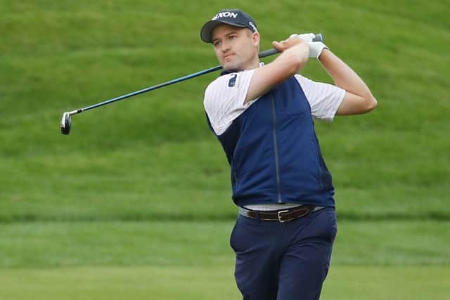 Scotland's Russell Knox in action during The Players Championship at Sawgress. Picture: Gregory Shamus/Getty