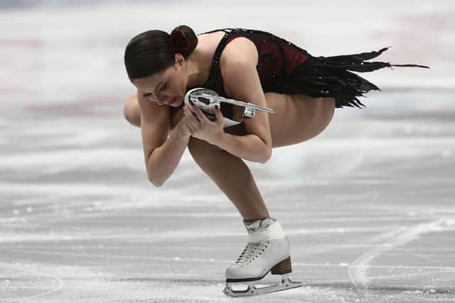 Dundees Natasha McKay in action during last years figure skating world championships, which were held in Milan, Italy. Picture: Marco Bertorello/Getty