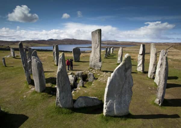 Calanais Standing Stones, Calanais, Isle of Lewis, Outer Hebrides.
To be used in conjunction with VisitScotland's TV Commercial, Surprise Yourself.

Picture Credit: P.Tomkins / VisitScotland /Scottish Viewpoint
Tel: +44 (0) 131 622 7174  
Fax: +44 (0) 131 622 7175
E-Mail : info@scottishviewpoint.com
This photograph cannot be used without prior permission from Scottish Viewpoint.