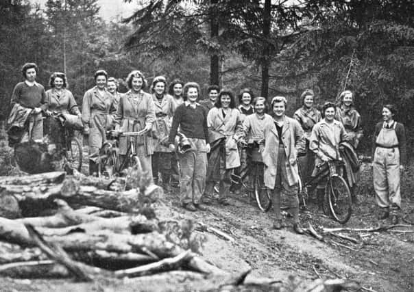 Lumberjills: The forgotten Scottish women who felled stereotypes and saved Britain in World War Two. Picture: Forestry Commission
