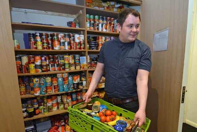 Food bank use was on the rise in Scotland last year, a charity warned. Picture: Jon Savage