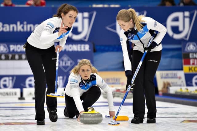 Scotland lost to Denmark and Switzerland at the Curling World Championship in Silkeborg. Picture: Henning Bagger/Ritzau Scanpix via AP