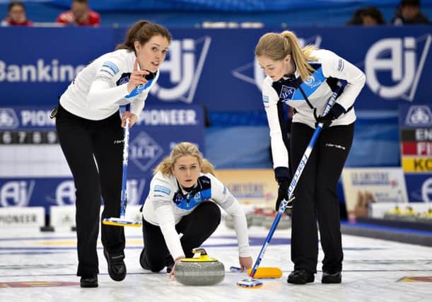 Scotland lost to Denmark and Switzerland at the Curling World Championship in Silkeborg. Picture: Henning Bagger/Ritzau Scanpix via AP