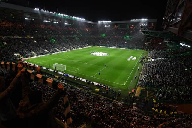 A general view of Celtic Park before a European game. Picture: SNS Group