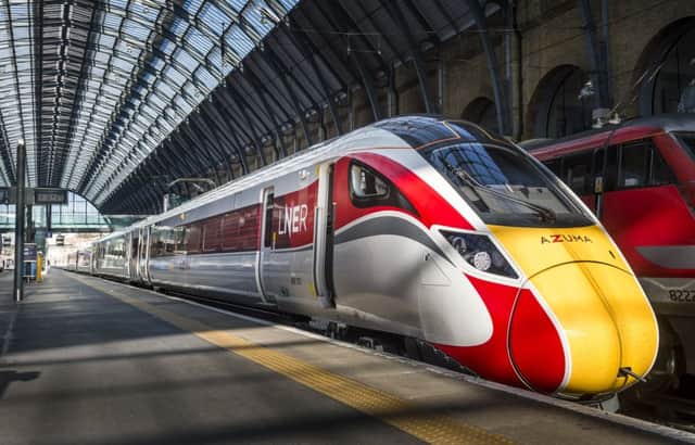 Part of LNER's faster-accelerating Azuma fleet.