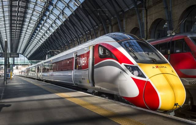 Part of LNER's faster-accelerating Azuma fleet.