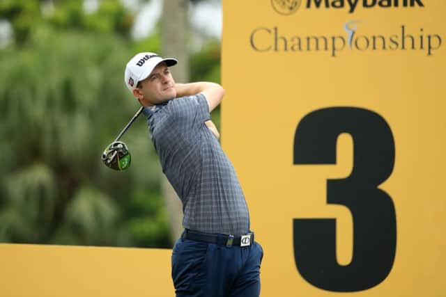 David Law, the recent Vic Open winner, opened with a one-over-par 73 in Kuala Lumpur. Picture: Getty Images