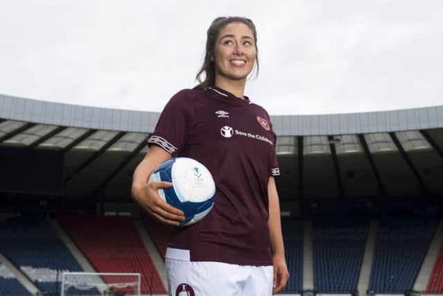 Hearts' Megan Paterson.
Picture: Craig Foy/SNS