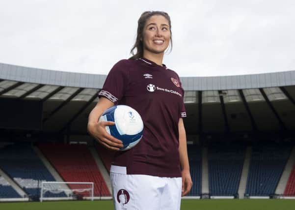 Hearts' Megan Paterson.
Picture: Craig Foy/SNS