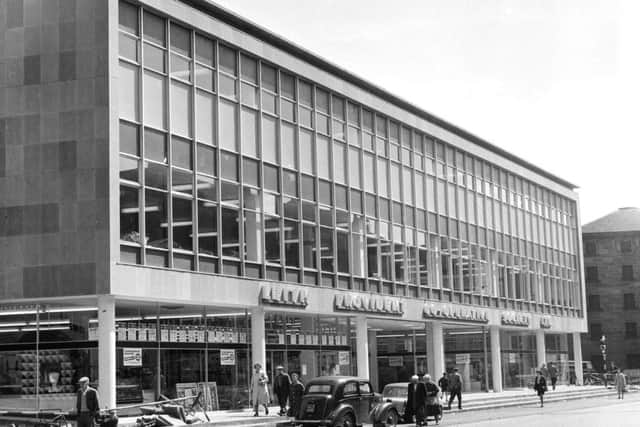 The frontage of the new Leith store. Leith Provident merged with St Cuthbert's in 1975.
