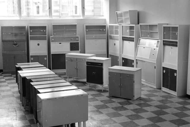 Kitchen equipment at the Great Junction Street store.