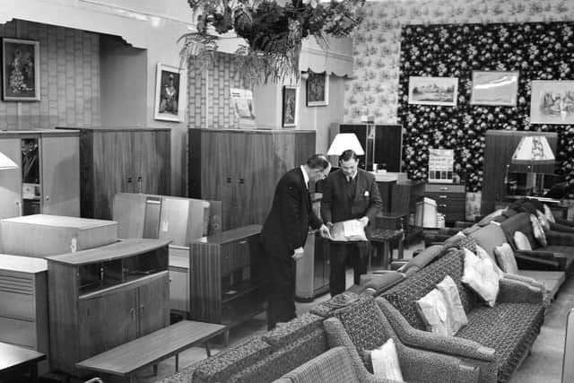 The furniture department.