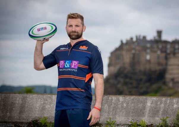 John Barclay is fit again after long-term injury and will line up for Edinburgh against Leinster tonight. Picture: SNS.